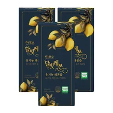 한포유 달빛레몬 유기농% NFC 레몬즙, 280g, 3개