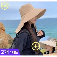 베라닉스 1+1 썬캡 여성 자외선차단 모자 햇빛차단 챙모자 선캡