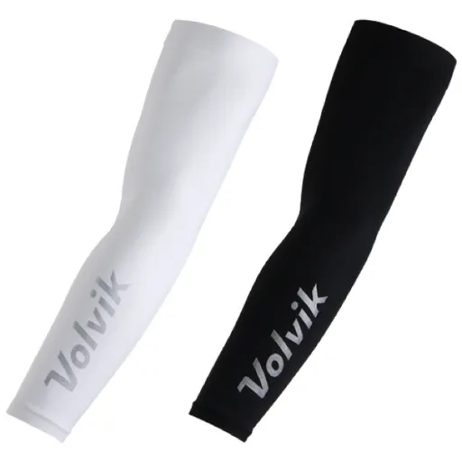 [VOLVIK] 볼빅 아쿠아엑스 냉감 골프 쿨토시 팔토시 양손 자외선차단 파크골프 운전 낚시 등산 스포츠 쿨토시, 화이트