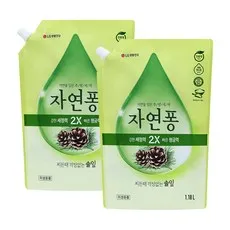 [비건라이프] 자연퐁 찌든때 걱정없는 솔잎 주방세제 파우치형, 1.18L