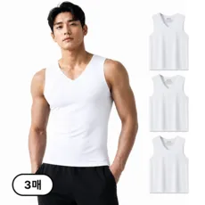 노비에 남성 기능성 심리스 무봉제 나시 런닝 3세트
