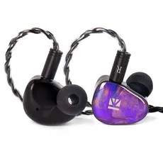 Keephifi KBEAR KB02 코일 골전도 하이브리드 구동 HIFI 이어폰, 미스티 블루