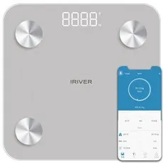 아이리버 스마트 체지방 체중계, 1개, 라이트그레이, SB-H301B