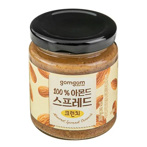 곰곰 100% 아몬드 스프레드 크런치, 200g