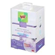 스카치브라이트 베이킹소다 톡톡 크린스틱 디스펜서 + 수세미 시트타입 본품 30p