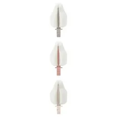 마더케이 리필형 스펀지 젖꼭지솔 리필 3p 세트, 1세트, 베이지 + 인디핑크 + 크림