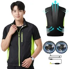 남녀공용 선풍기 조끼 아이스 조끼 냉풍조끼 여름 작업복 에어컨옷 얼음조끼-0FK511