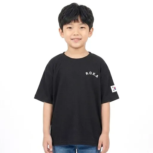 아동용 반팔 코리아 로카 티셔츠