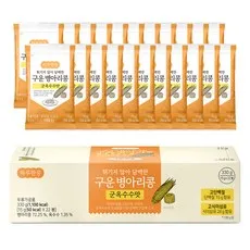 두보식품 하루한콩 튀기지 않아 담백한 구운 병아리콩 군옥수수맛 22p, 330g