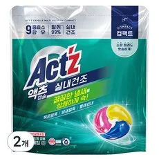 액츠 실내건조 캡슐세제 99% 살균 깔끔한 향, 26개입, 1개