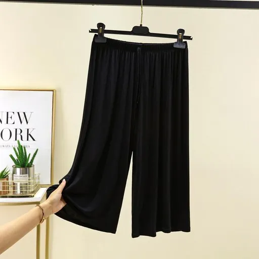여성 빅사이즈 모달 밴딩 7부 반바지 3XL~5XL KX-2535