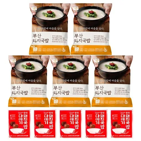 참도깨비 부산 돼지국밥 + 다대기 증정, 4개, 600g
