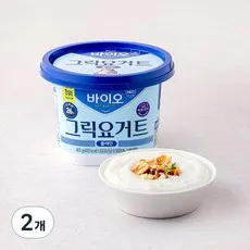 매일바이오 그릭요거트 플레인, 400g, 2개
