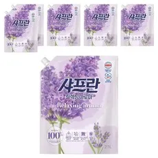 샤프란 롱라스팅 섬유유연제 릴렉싱 아로마 리필, 2.1L
