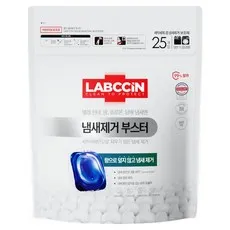 랩신 냄새 제거 부스터 무향 캡슐 세제, 25개입, 14g