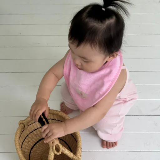 돗투돗 마카롱 양면 테리빕 턱받이