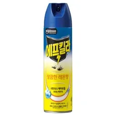 에프킬라 에어로졸 모기 살충제 상큼한 레몬향, 1개, 500ml