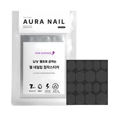 아우라네일 UV 초강력 젤네일팁 방수 접착스티커 54P, 1세트, S사이즈