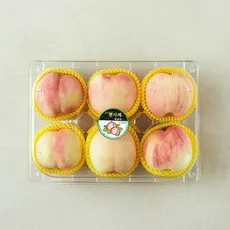 햇사레 당도선별 부드러운 백도복숭아 4~7입, 1개, 1.25kg