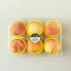 햇사레 당도선별 부드러운 황도복숭아 4~7입, 1개, 1.25kg