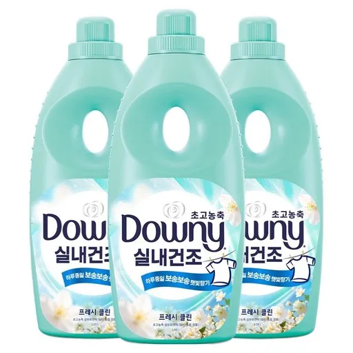 다우니 실내건조 초고농축 섬유유연제 프레시 클린 본품, 1.05L
