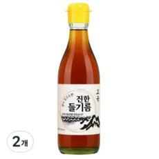 고궁전통압착 100% 통들깨 들기름350ml, 350ml, 2개