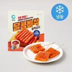 청정원 달콤바삭 쌀 떡꼬치 (냉동), 380g, 1개