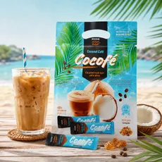 COCOFE 베트남 커피 코코넛 믹스 스틱 커피, 480g, 1개, 30개입