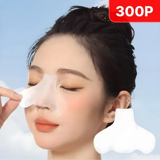 로니베이 코팩 화장솜 대용량 코모양 시트 스킨팩, 100개, 화이트