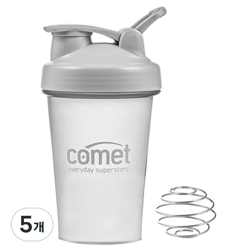 코멧 스포츠 컴팩트 쉐이커 보틀, 그레이, 600ml