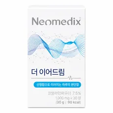 [공식판매처] 네오메딕스 더이어드림 코발라민 네오오디움 S- Formula 가바 마그네슘 아연 레스베라트롤 홍삼, 1개, 30정