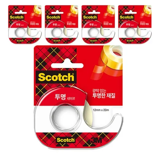 스카치 다용도 테이프 522D 디스펜서 12mm x 20m