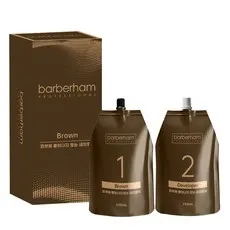 바버함 새치 염색약 저자극 피부에 안묻는 셀프 흰머리 커버 150g, 자연블랙