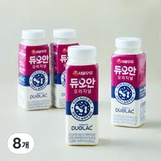 서울우유 듀오안 오리지널, 8개, 1개입, 150ml