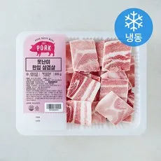벨기에산 못난이 한입 삼겹살 (냉동), 1개, 800g