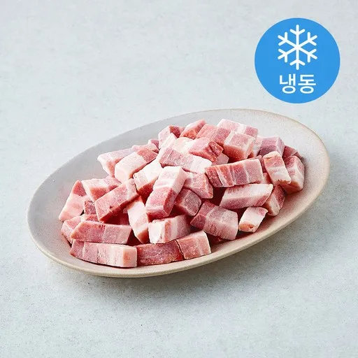 만능 큐브 삼겹살 (냉동), 1개, 1kg