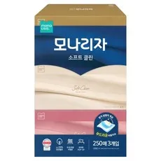모나리자 소프트 클린 천연펄프 2겹 미용 티슈