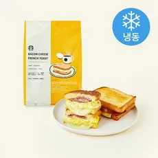스타벅스 베이컨 치즈 프렌치 토스트 (냉동), 125g, 4개입, 1개