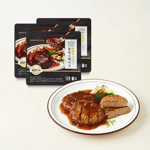 신세계푸드 쉐프컬렉션 비프 함박 스테이크, 160g