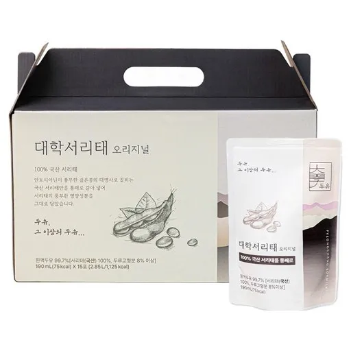 대학두유 서리태 오리지널 두유
