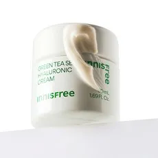 [비건뷰티] 이니스프리 그린티 씨드 히알루론산 고수분 크림, 50ml