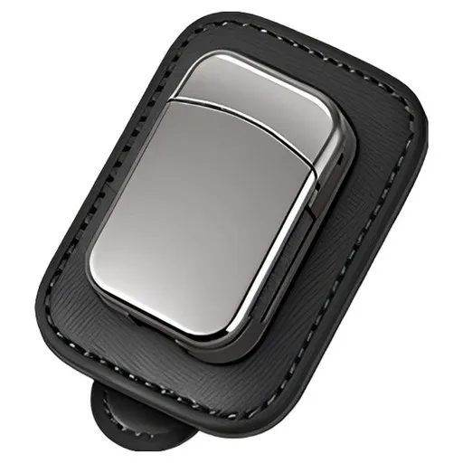 차빛 차량용 원터치 안경거치대 자동차 선글라스 선바이저 클립 케이스 홀더, 1개, 팬텀 블랙