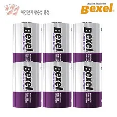 벡셀 타이니 러브 모빌 R14 C형 건전지 6알 (폐건전지 활용법 증정)