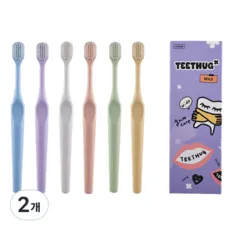 티스허그 이중 초극세모 광폭 칫솔 볼드 1세트, 2개, 6개입