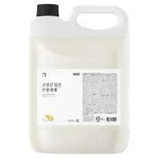 살림백서 구연산 담은 주방세제 레몬향, 4L
