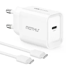 모디스 30W GaN PD 3.0 PPS 초고속 충전기 어댑터 + C to C 초고속 케이블 1.2m 세트, 화이트, 1세트