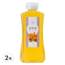 허니 벌꿀 잡화청, 2개, 1kg