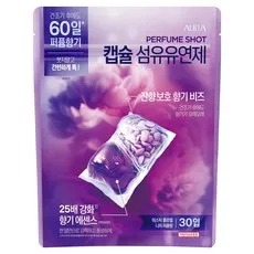아우라 퍼퓸샷 캡슐 섬유유연제 미스틱 플로럴 본품 30p, 150g, 1개
