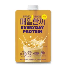 매일한끼 단백질 쉐이크 파우치 저당 고단백 식사대용 체중조절용조제식품 곡물맛, 10개, 40g