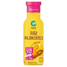 청정원 저당 허니머스타드 소스, 240g